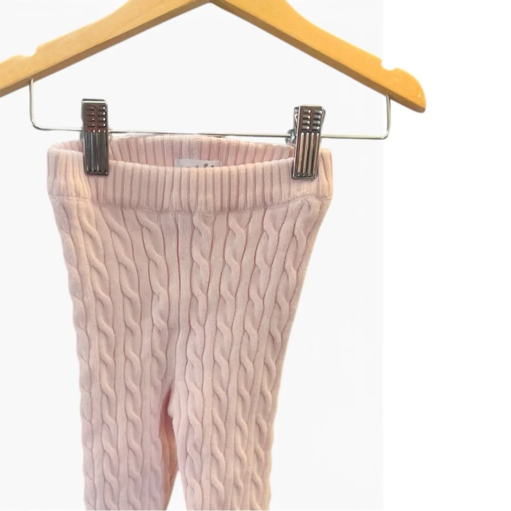 Mud Pie Cable Knit Leggings For Baby Girls